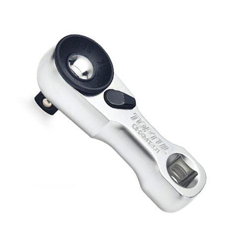 Тріскачка 3/8" міні 72 зубці "гусяча лапка" швидкий диск TOPTUL CHXM1201