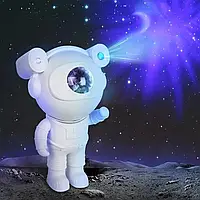 Ночник космонавт музыкальный проектор звездного неба с Bluetooth колонкой и пультом OM227