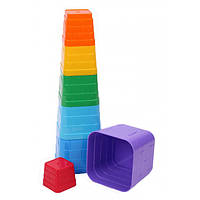 Іграшка Технок Пірамідка T-4654 38.5 см хороша якість