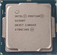 Процесор s1151 Intel Pentium G4560T 2.9GHz 2/4 3MB DDR3L 1333-1600 DDR4 2133-2400 HD Graphics 610 35W бу