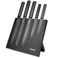 Набор ножей Magio MG-1096 5 предметов черный хорошее качество