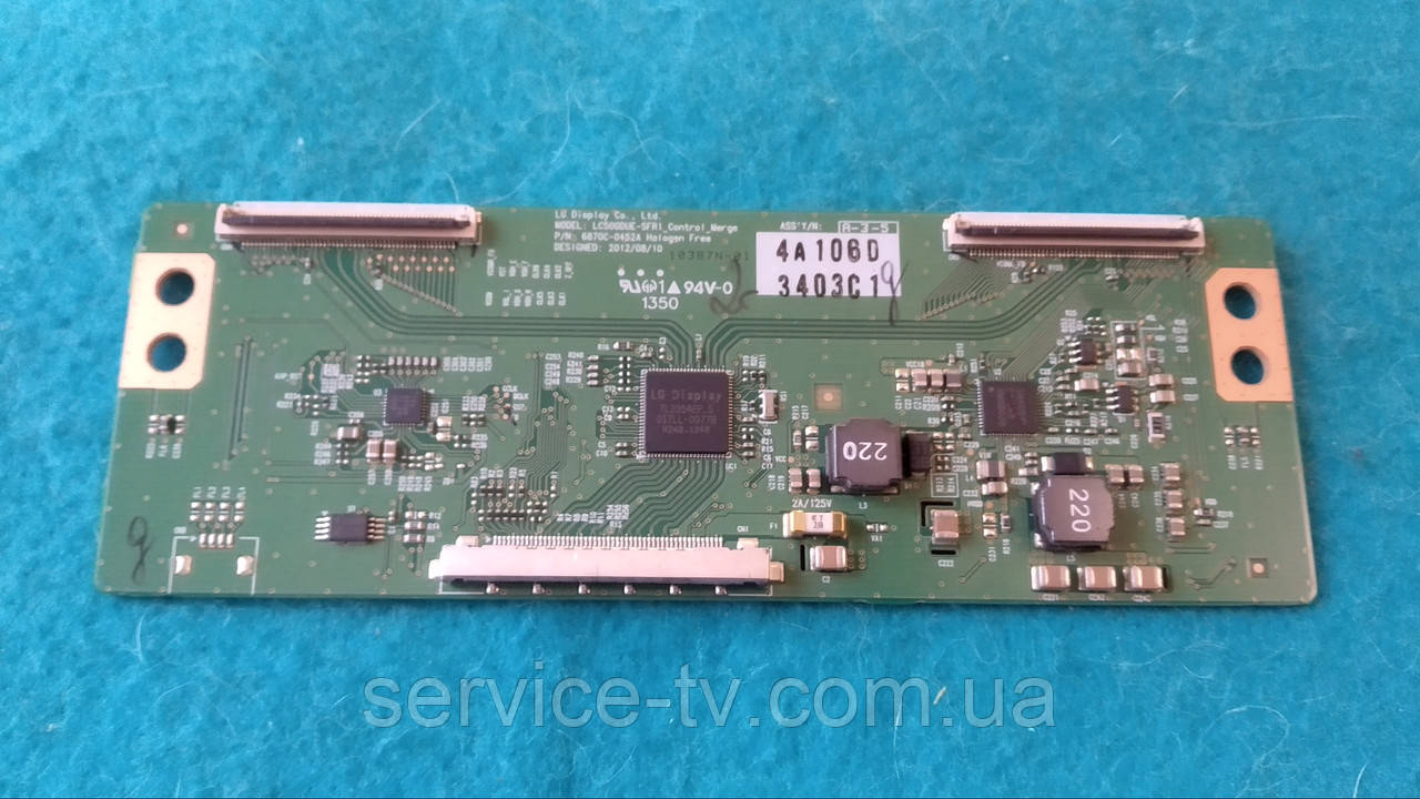 Плата Tcon 6870C-0452A от телевизора LG 42LA620V