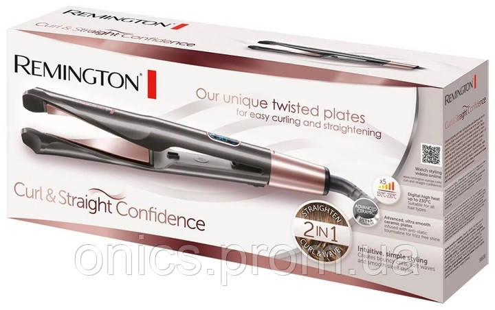 Выпрямитель для волос Remington Curl&Straight Confidence S6606 47 Вт хорошее качество - фото 5 - id-p2191834992