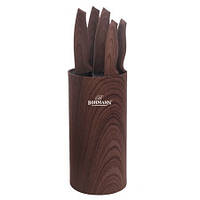 Набор кухонных ножей Bohmann BH-6165-Brown 6 предметов коричневый хорошее качество
