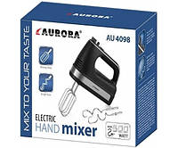 Миксер ручной Aurora 4098AU 500 Вт черный хорошее качество