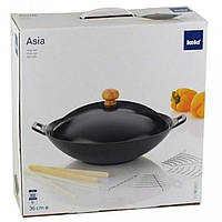 Сковорода-Вок Kela Asia 77943 36 см 5 предметов хорошее качество