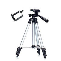 Тринога для фотоапарата Tripod 3110 PRO | Штатив стабілізатор для телефону Триноги для фото | HT-593 Штатив маленький