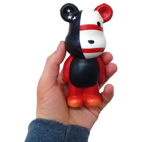 Сквіш Антистрес Ведмежа Bearbrick чорний з рожевим [tsi238442-TSI] - фото 3 - id-p2191841031