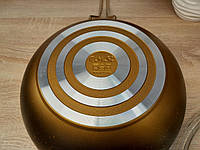 Сковорода ВОК OMS 3247-28-Gold 28 см золотистая хорошее качество