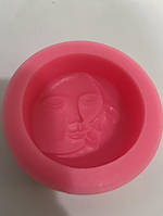 Молд силиконовый Empire месяц и солнце ЕМ-9126 9х3 см розовый хорошее качество