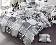 Євро комплект постільної білизни стандартний, принт: Лабіринт