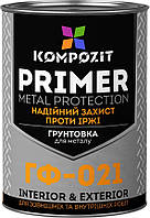 Грунтовка ГФ-021 Kompozit чорна 0.9 кг