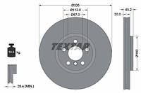 Диск тормозной (передний) BMW X1 (U11) 22- (335x30) B38/B47/B48 PRO+