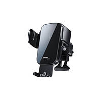Автомобильный держатель для телефона Remax Electric 3-Axis Linkage Wireless RM-C05-black хорошее качество