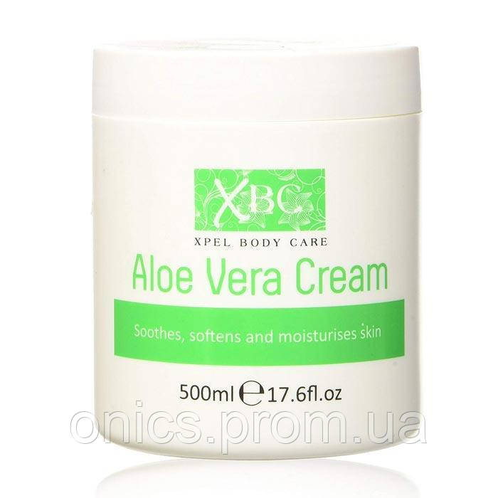 Успокаивающий и увлажняющий крем для сухой кожи 500 мл Aloe Vera Cream XBC 5060120167033 хорошее качество - фото 1 - id-p2191844620