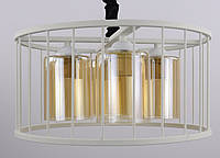 Люстра подвесная LOFT на 4 лампочки 25080 Белый 35-80х40х40 см. хорошее качество