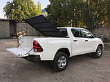 Кришка кузова пікапа трисекційна для Toyota Hilux / Тойота Хайлюкс. Тюнінг пікапа BVV. Кришка пікап, фото 5