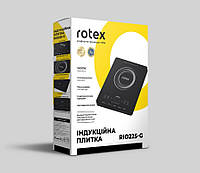 Плита индукционная электрическая настольная Rotex RIO225-G 1400 Вт черная хорошее качество