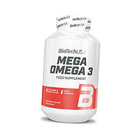 Омега для спорта BioTechUSA Mega Omega 3 180 Softgel Capsules KB, код: 7622699