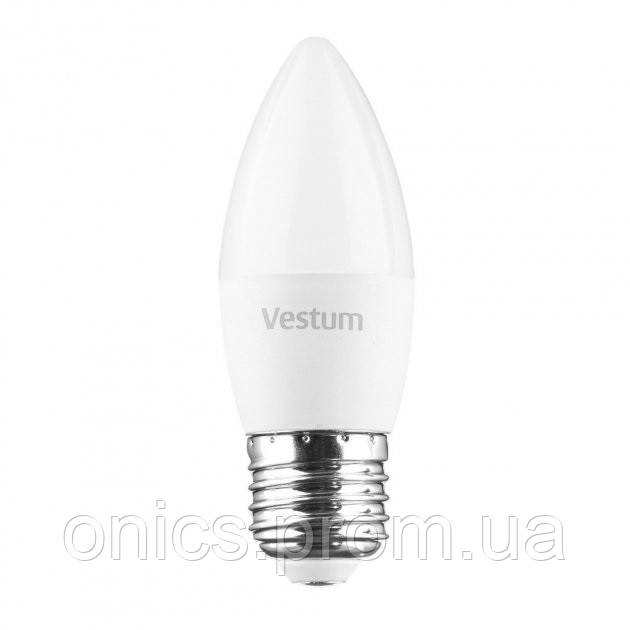 Светодиодная лампа LED Vestum C-37 E27 1-VS-1301 6 Вт хорошее качество - фото 1 - id-p2191842493