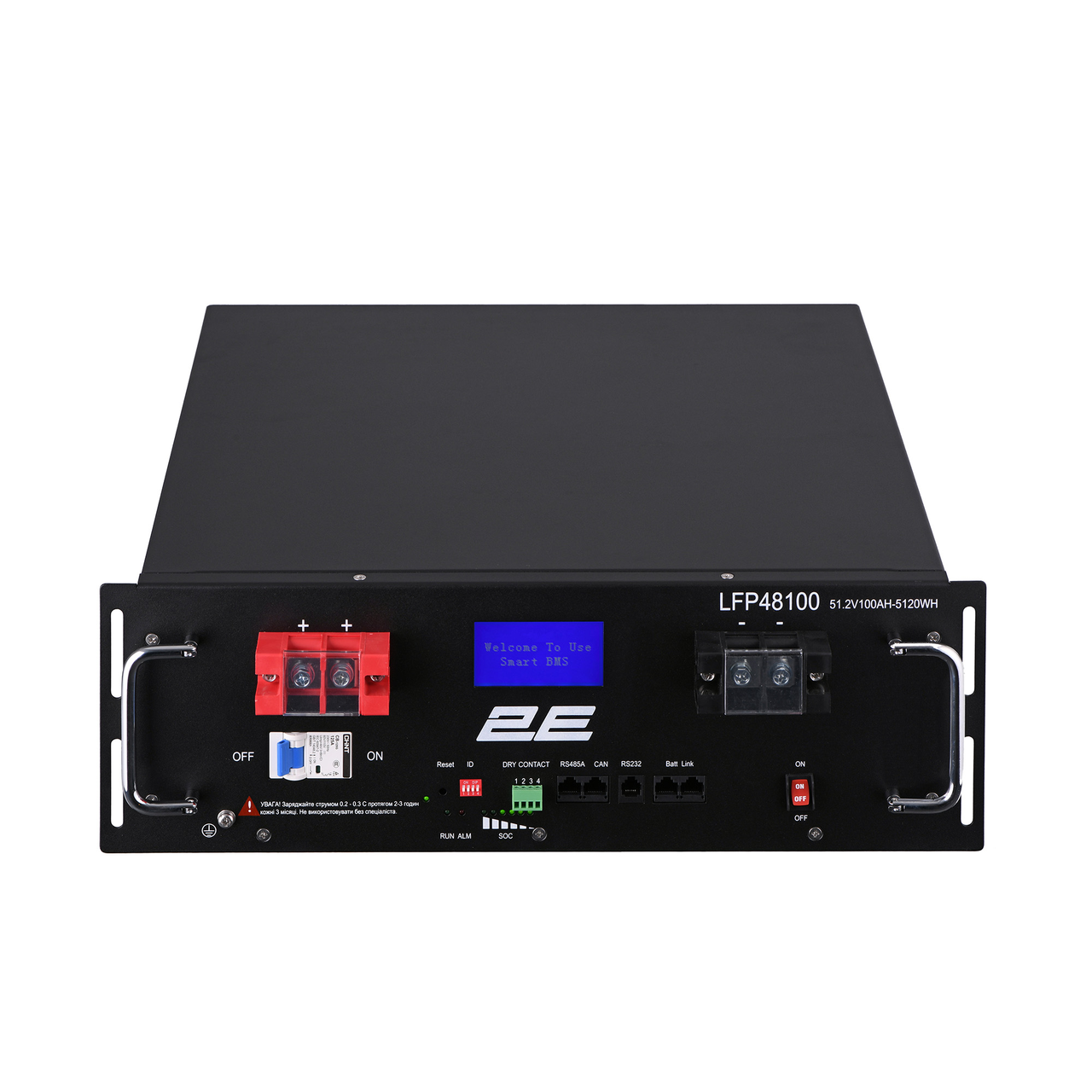 Акумулятор 2E LFP48100 48V/100Ah 19" Touch-LCD 16S