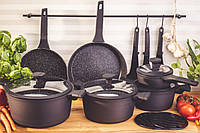 Набор посуды кухонной Edenberg EB-5643 15 предметов хорошее качество