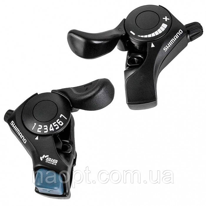 Монетки на велосипед. Shimano sl tx30. 3 на 7. Шифтери для велосипедів. Перемикач швидкостей на велосипеді., фото 1