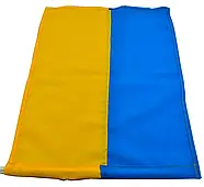Прапор України для автомобіля 30х45 см (зі штоком) габардин, фото 3