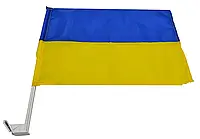 Флаг Украины для автомобиля 30х45 см (со штоком) нейлон