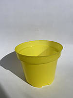 Горщик для розсади 2л Жовтий з отворами