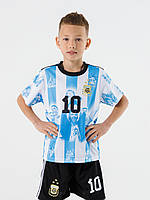 Футбольна форма для хлопчика BLD АРГЕНТИНА MESSI 110 см Біло-блакитний (2000989681533A)