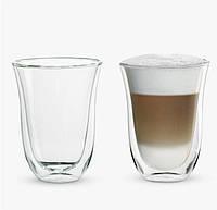 Набор стаканов с двойным дном Delonghi Latte Macchiato 5513284171-5513214611 220 мл 2 шт хорошее качество