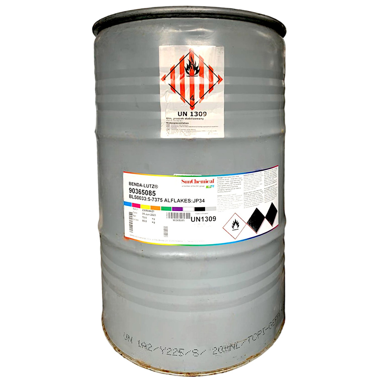 Алюмінієва пудра пігментна ПАП-1 тара 70 кг, фото 1