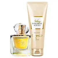 Жіночий парфумний набір Avon Today (2 шт) лосьйон і аромат 50 мл 125 мл ейвон