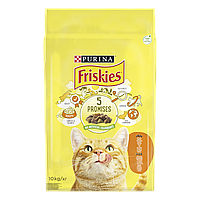 Сухой корм Фрискис Friskies для кошек с курицей и овощами 10 кг