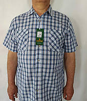 Рубашка мужская размера 3XL классическая с коротким рукавом