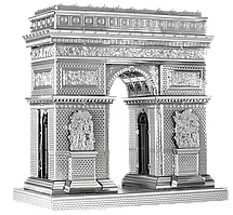 Металевий 3D конструктор "Тріумфальна арка"