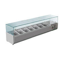 Холодильная витрина для топинга GoodFood GF-VRX1800/330-H6C