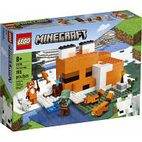 Конструктор LEGO Minecraft Лиса хатина 193 деталі (21178) o