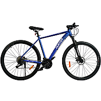 Велосипед спортивный Corso Hunter 29" алюминиевая рама 21" синий HT-29705