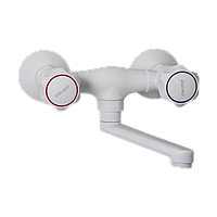 Настінний змішувач MONRO JC114S White вентель