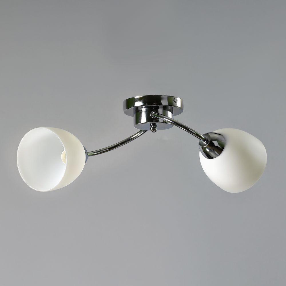 Люстра стельова на два плафони