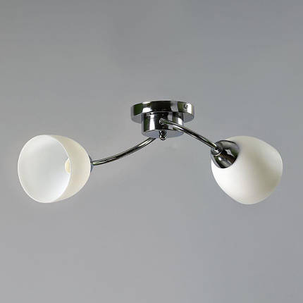 Люстра стельова на два плафони, фото 1