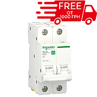 Автоматический выключатель Schneider Electric RESI9 6 А 2P кривая С 6кА