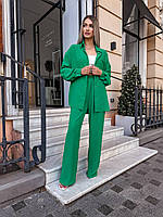 Жіночий літній костюм брюки + сорочка новинка 2025