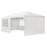 Павильон шатер садовый 3х6м Juskys Белый