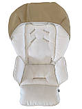 Чохол DavLu до стільчика для годування Сһіссо Polly 2 in 1 Беж пісочний (000166), фото 2