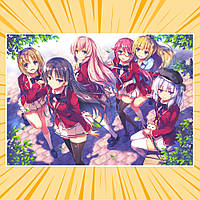 Плакат А3 Аніме Classroom of the Elite / Ласкаво просимо до класу еліти 002