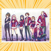 Плакат А3 Аніме Classroom of the Elite / Ласкаво просимо до класу еліти 003