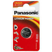 Батарейка Panasonic CR 2025 Lithium * 1 (CR-2025EL/1B) o